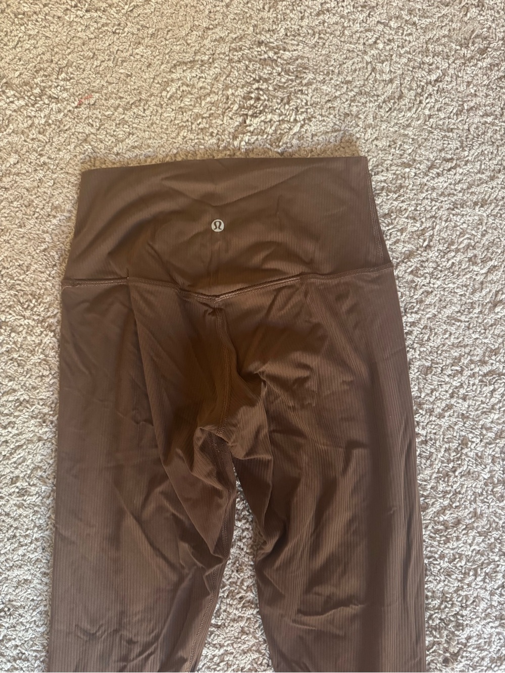 Lululemon Size 6 High Rise Ribbed Align Pants - Picture 3 of 5